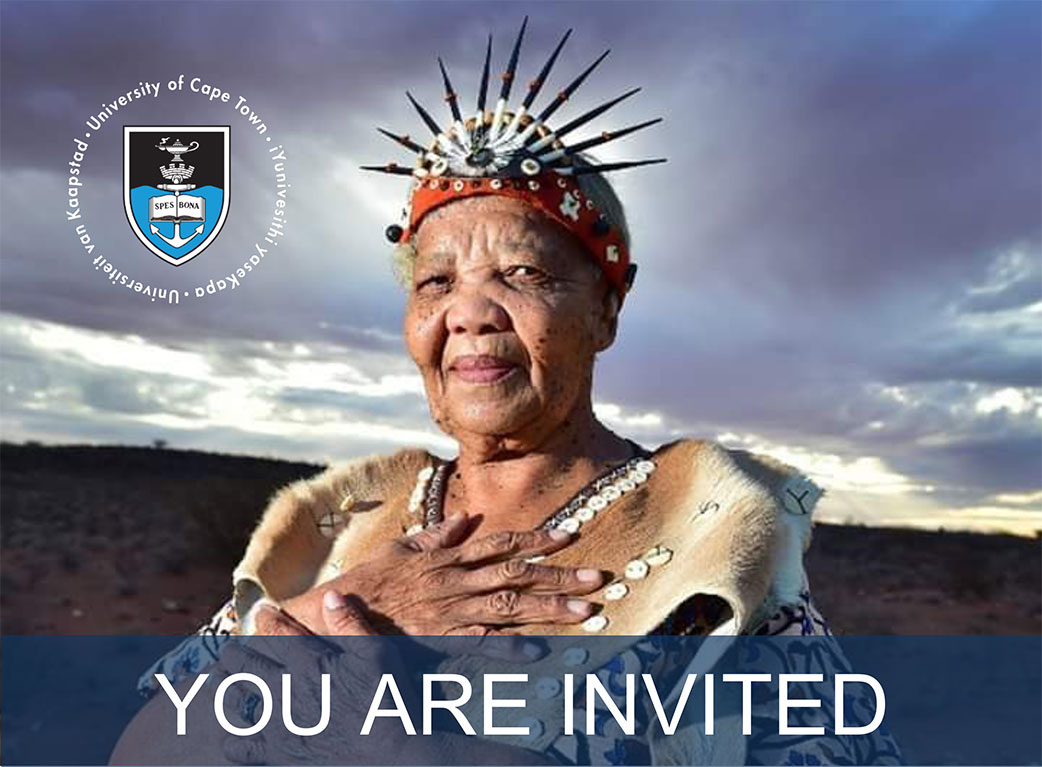 Unveiling ceremony of a Khoisan San N|uu language dictionary