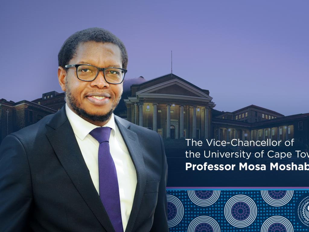 UCT New VC Professor Mosa Moshabela