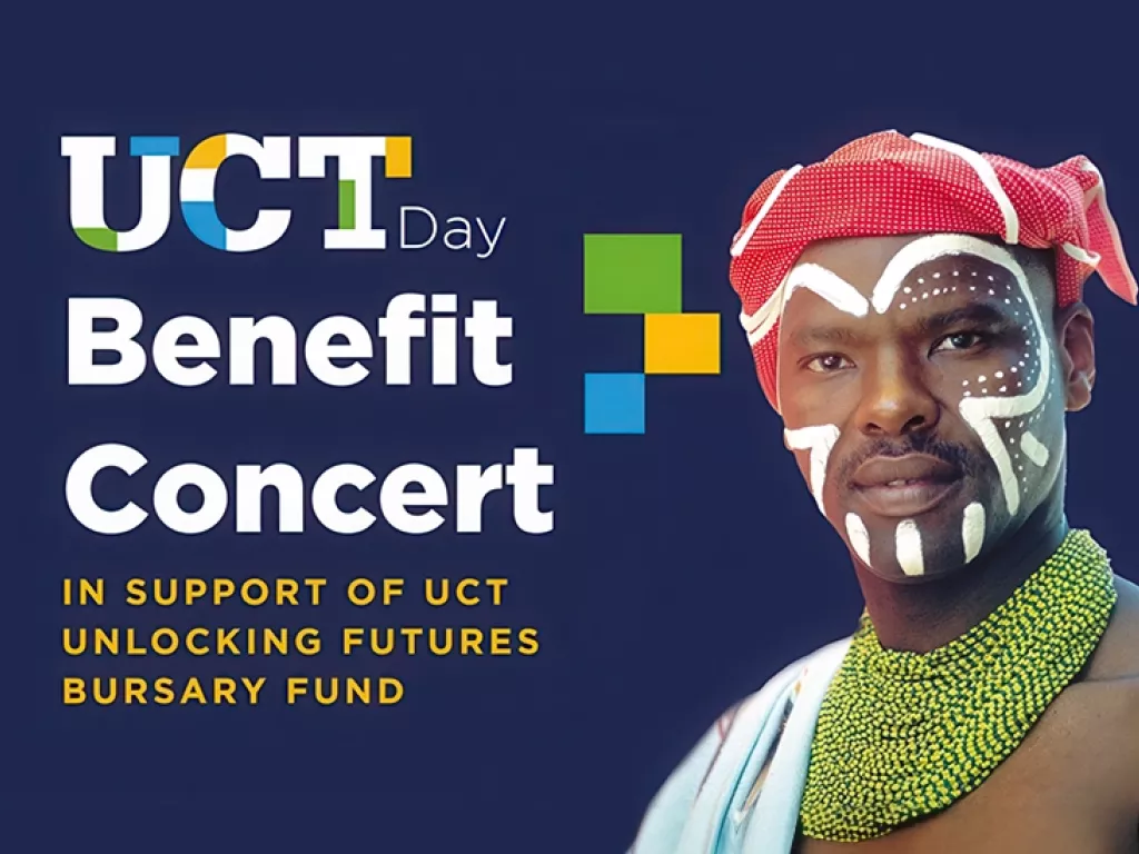 Poster for the UCT Benefit Concert